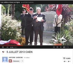 2013 07 05 JUILLET CAEN COMMEMORATION EN LA MEMOIRE DU MASSACRE DU 5 JUILLET A ORAN